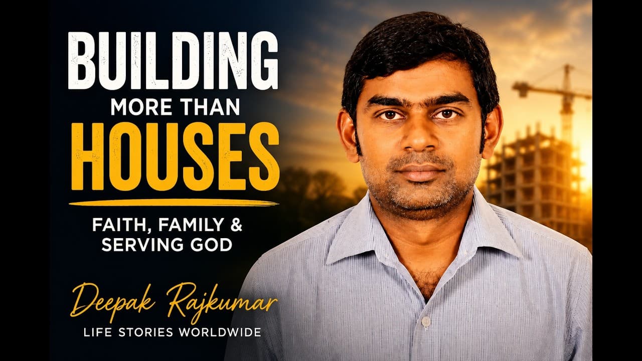 Building More Than Houses | Deepak Rajkumar's Story of Faith, Family and Serving God